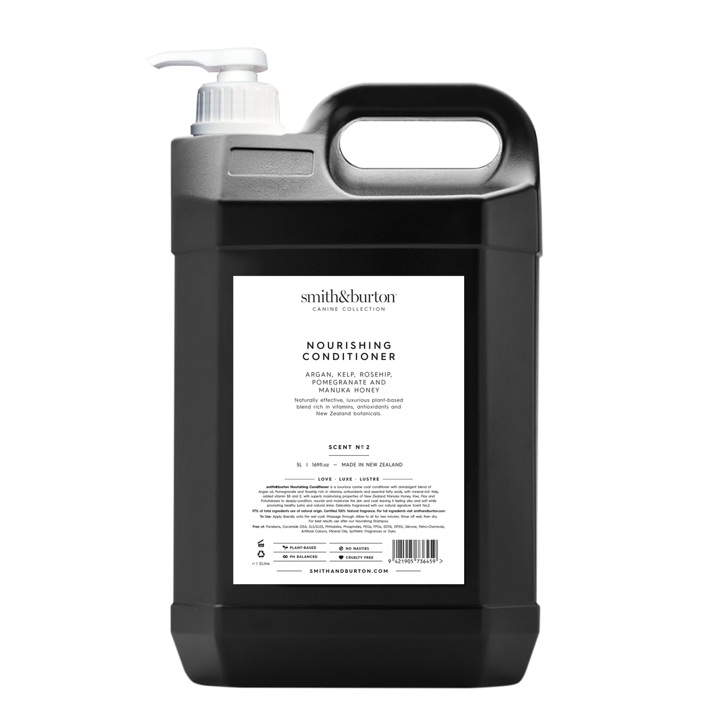 Smith&Burton nahrhafter BIO-Conditioner für Hunde mit Argan, Algen, Manukahonig, Hagebutte und Granatapfel