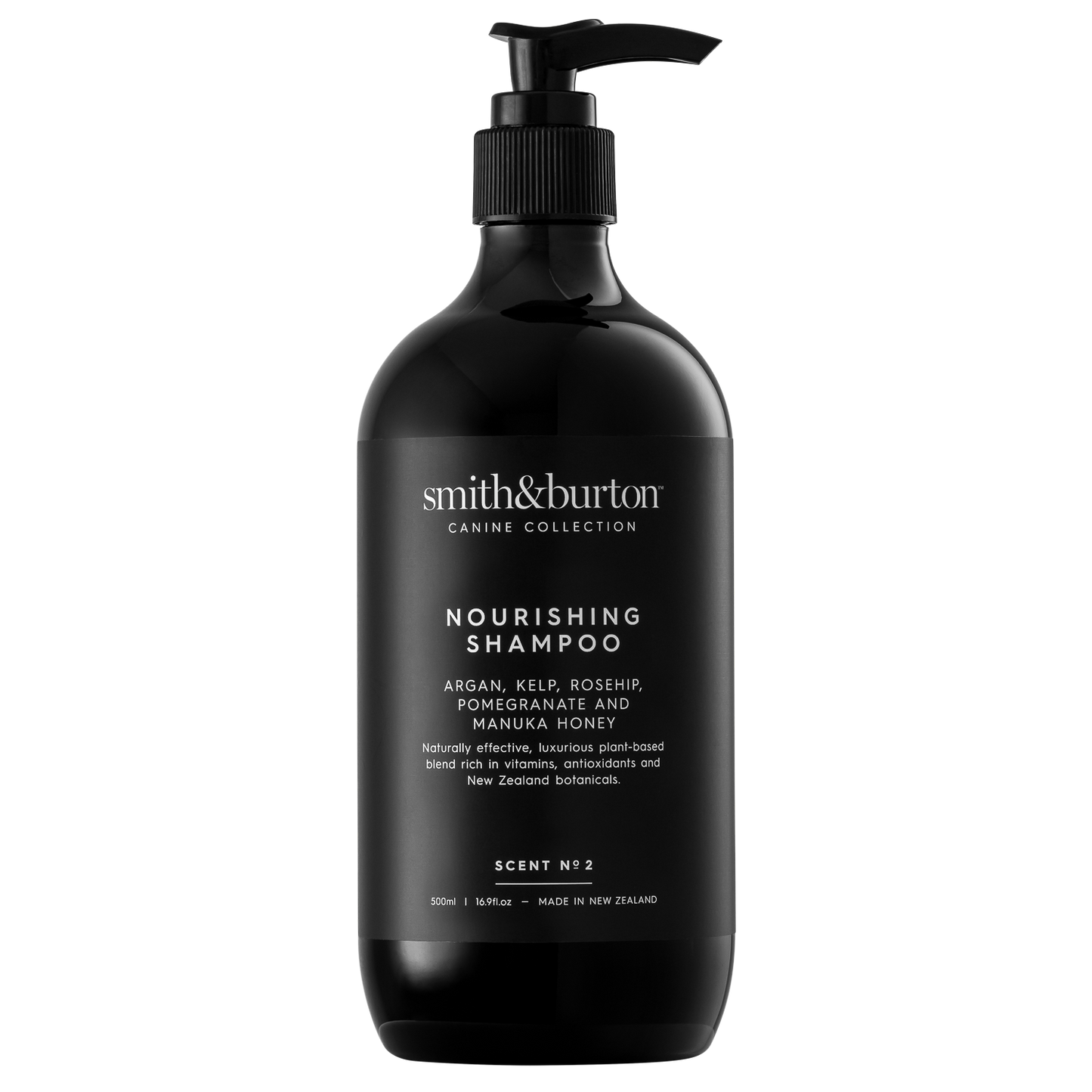 Smith&Burton nährendes BIO-Shampoo für Hunde mit Argan, Algen, Manukahonig, Hagebutte und Granatapfel